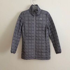 The North Face Heather Gray Quilted Jacket